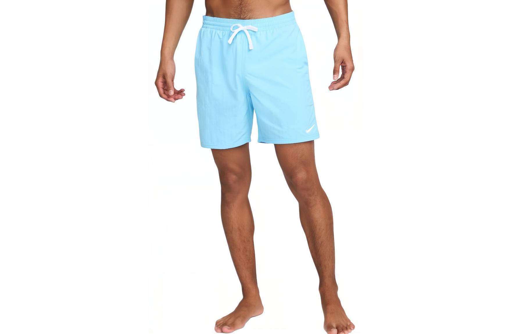 Nike Beach Shorts Men s Aquarius Blue/White FZ6259-407 S