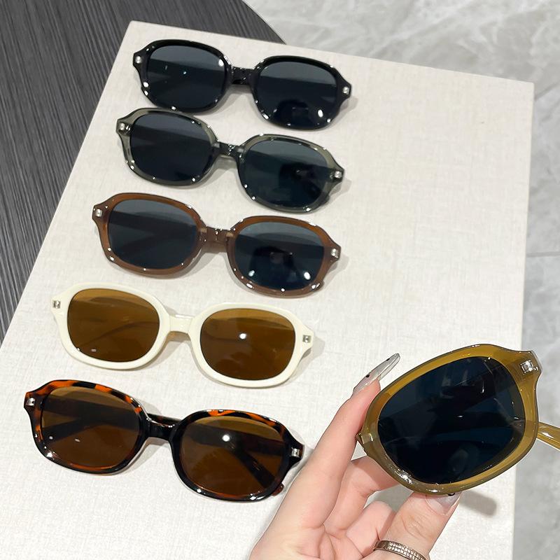 New Folding Small Frame Oval Sunglasses Women Designer Fashion Sun Glasses Men Driving Eyewear Oculos De Sol For Female
