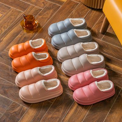 Unisex And Winter EVA Bag Heel Soft Sole Leisure Home Warm Cotton Shoes
