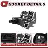X Autohaux 1 Pc Right Tail Light Socket for Peugeot 408 10-12 Lamp Bulb Connector