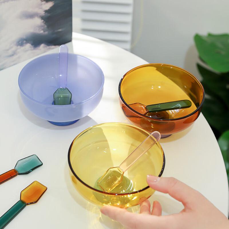 Ru Han Color-Block Glass Bowl