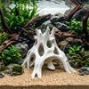Aquarium Fish Shrimp Root Cave 3D Printed Piece for Water Habitat Display, Tree-Style Shelter Form for Aquascaping Resting Cover Viewing