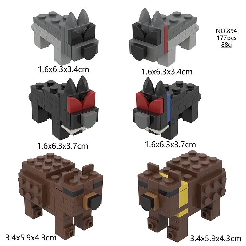 Non-Toxic 99 Nights In The Forest Deer Building Blocks Set 99 Nights In The Forest Deer Blocks For Children Christmats Toys Birthday Gifts