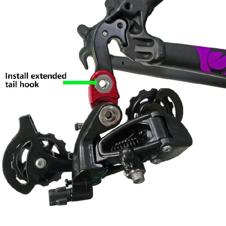 Aluminium Alloys Tail Hook Screw 10mm Bicycles Rear Derailleur Screws Bike Rear Derailleur Hanger Bolt Easy to Install