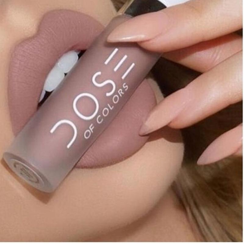 

Водостойкая матовая жидкая губная помада