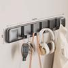 Heavy Duty Hats Clothes Storage Hook Foldable 5 Hooks Robe Coat Hangers  Bathroom Accessories
