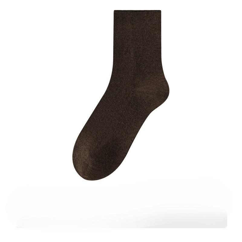 Woolen Socks for Women, Thickened Warm Mid-calf Socks, Loose Stockings That Don't Pinch The Feet, Long Calf Socks for Women
