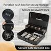 Metal Safe Head Locker Drawer Secure Safe Deposit Box Cash Box For Cash Convenience Stores