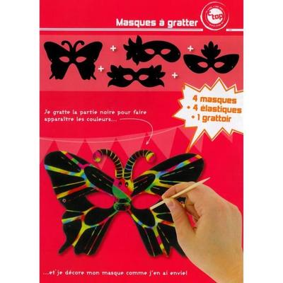 Scratch Masks - SPERENZA - Multicolor - For Children from 4 Years Old - Unisex - 4 Models Included
