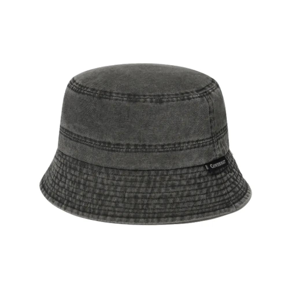 Bucket Hat Basic Washed Cotton Charcoal 320336 F