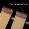 Vintage Handmade Watch Strap 20mm 22mm for Omega Business Leather Straps Black Brown Blue Breathable Porous Sports Watchbands
