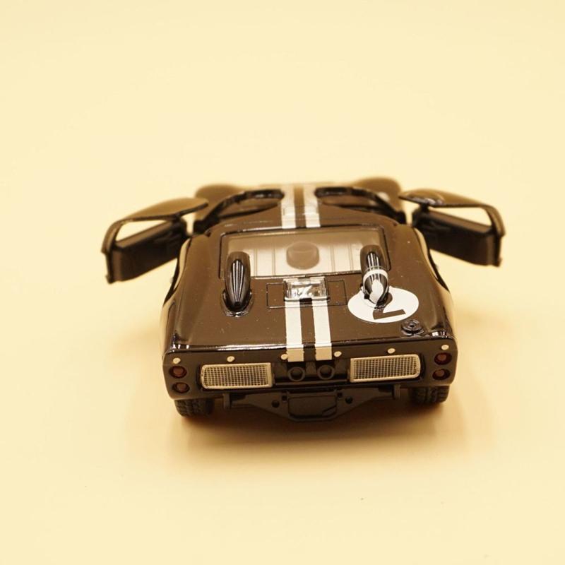 BBAA3 1:32 1966 Ford GT40 Alloy Sports Car Model Diecast Metal Toy Track Racing Car Vehicles Model Simulation Collection Children Gift