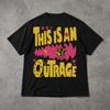 Dungeon Crawler Carl Shirt, This Is An Outrage Graphic Tee, Fantasy Book Lover Shirt, Sci Fi Reader Gift