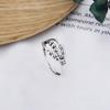 Sophisticated Heart Shaped Ring For Women Adjustable And Trendy Silver Plated Fashion Jewelry