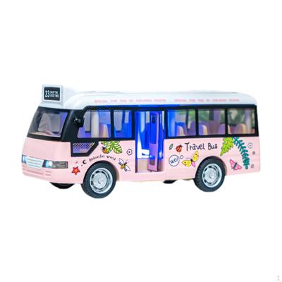 City Bus Toy for Kids with Sounds and Lights,Sturdy,Educational,Simulation,Model Car Inertia