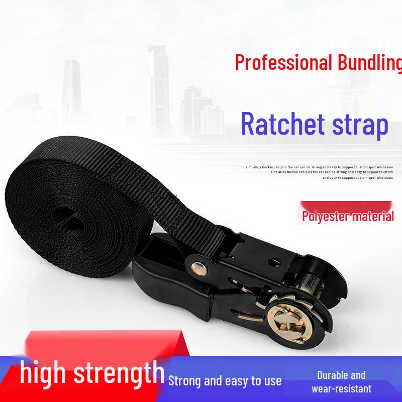 Мотоциклетный багаж Самозатягивающийся храповый натяжитель Ratchet Tensioner with 2m Strap - Motorcycle Use
