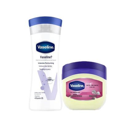 Vaseline Intensive Repair Body Lotion & Baby Petroleum Jelly Set