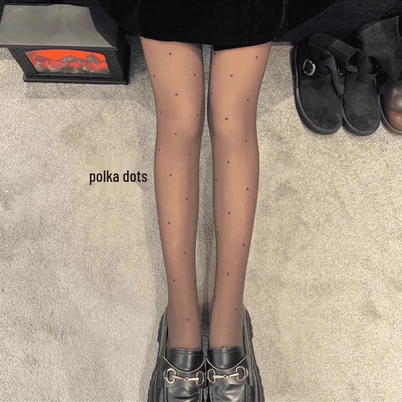 

Женские флисовые черные прозрачные леггинсы с эффектом «нюд» для осени/зимы 120G (No Fleece, 15°C-25°C)