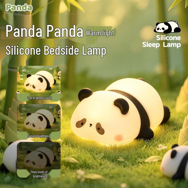 Purring Cat Night Light: Soft Bedside Lamp for Children's Sleep & Bedroom Decor