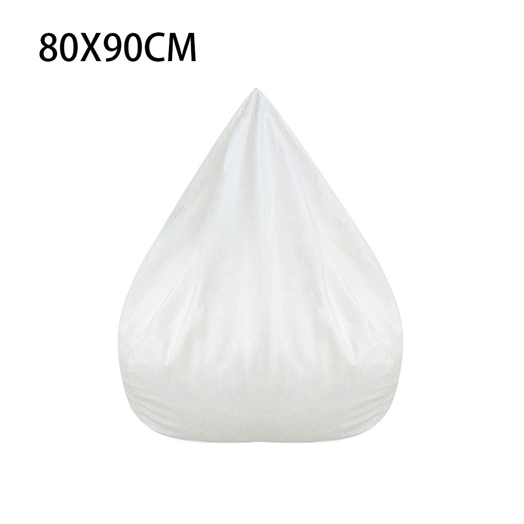 Bean Bag Chair Cover Living Room Hotel Sofa Liner Reusable Beanbag Household Solid Color Decorative Dust-proof Slipcover