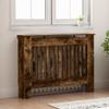 Radiator Cover Smoked Oak 112 x 19 x 81.5 cm