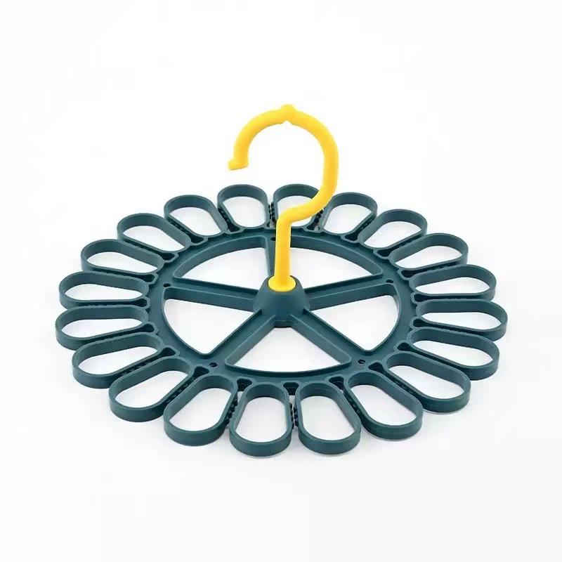 Porta calzini rotante multifunzionale tipo da appendere design antiscivolo artefatto per asciugare calzini biancheria intima reggiseni asciugatura facile