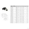 5 Pieces Universal Male Thread Elbow Connector 90 Degree Quick Coupler Fitting