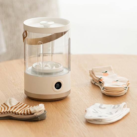 Portable Mini Washing Machine Laundry Cup Compact Travel Washer for Underwear Socks Baby Clothes Rechargeable Type-C Charging Small Washer