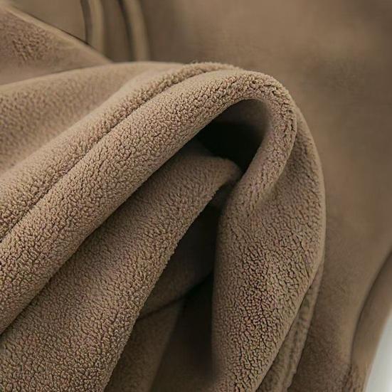 Men Thickened Sweatpants Drawstring Waist Warm Jogger Pants Casual Loose Fit Tapered Track Pants for Gym Street Daily Wear