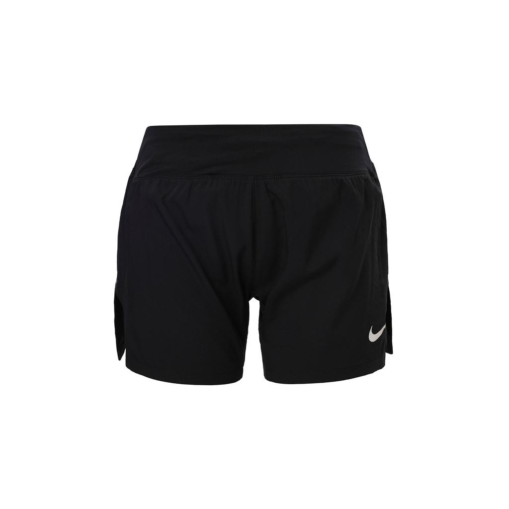 Nike Solid Breathable Mid-Rise Casual Shorts Women Shorts Black BQ5930-010