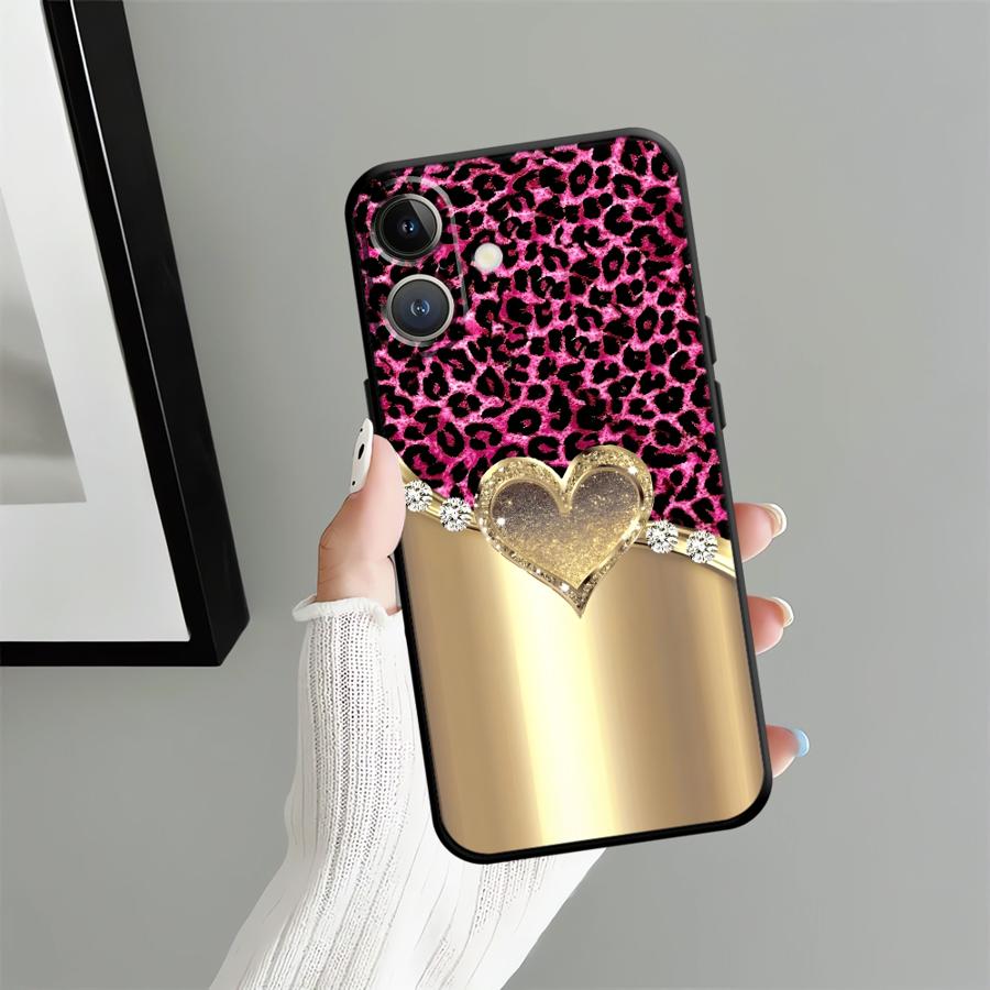 

Creative Leopard Print Art Funda Phone Cover Case for Apple iPhone 17 Pro Max Air 16 15 Pro 7 8 13 XR XS MAX 12 14 11 iPhone Air