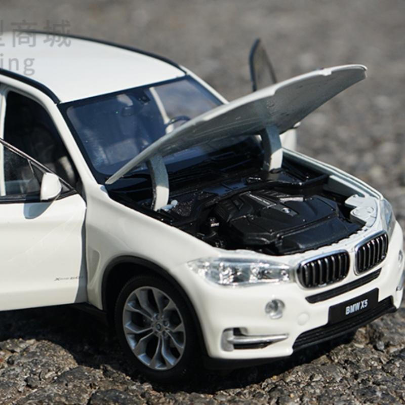 WELLY 1/24 BMW X5 SUV Off-Road Vehicle Alloy Scale Car Model Diecast Metal Static Collection Children Toy Car Vehicles Gifts