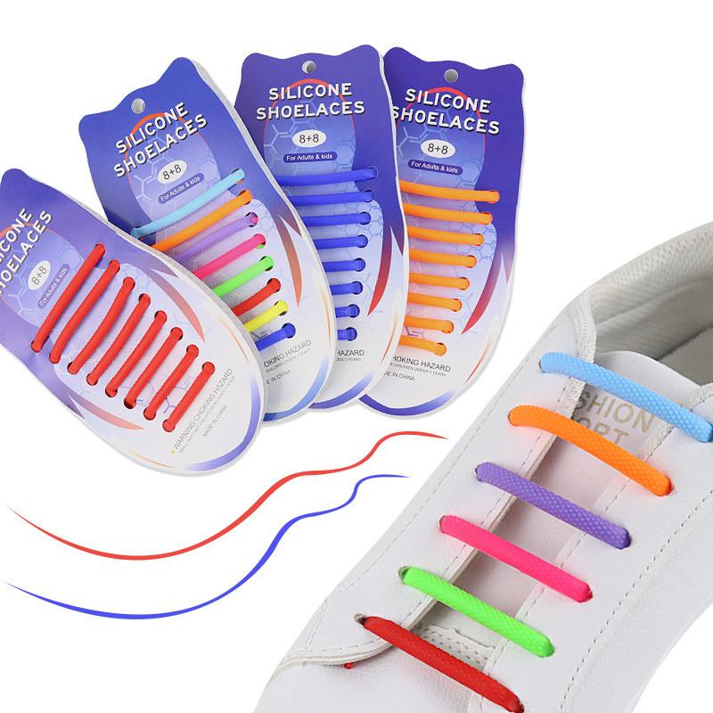 

Hammer 3D No-Tie Elastic Silicone Shoelaces - Trendy, Versatile, Semi-Circular Design for Sports One Size темно-синий