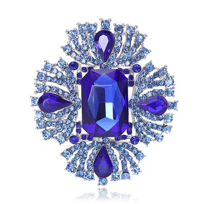 Luxus Kristall Glas Brosche Mode High-End Temperament Kleidung Brosche Diamant Pin