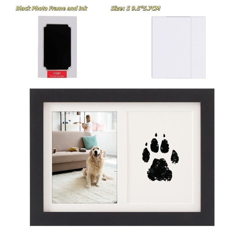 Inkless Cat Dog Paw Print Kit Pad Safe Non-toxic Baby Handprint Footprint Easy DIY Souvenir for Newborn Shower Pet Souvenir
