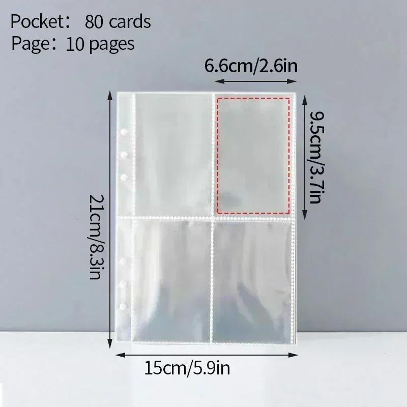 

A5 3 Inch Photo Card Kpop Card Binder School Stationery Photocard Holder Photo Album Book Binder Filler Pages Home Decor Garden