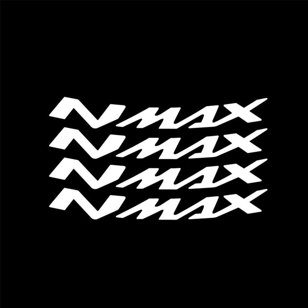 For YAMAHA N-MAX NMAX125 155 Nmax Reflective Motorcycle Wheel Stickers Scooter Rim Strips Decals Waterproof