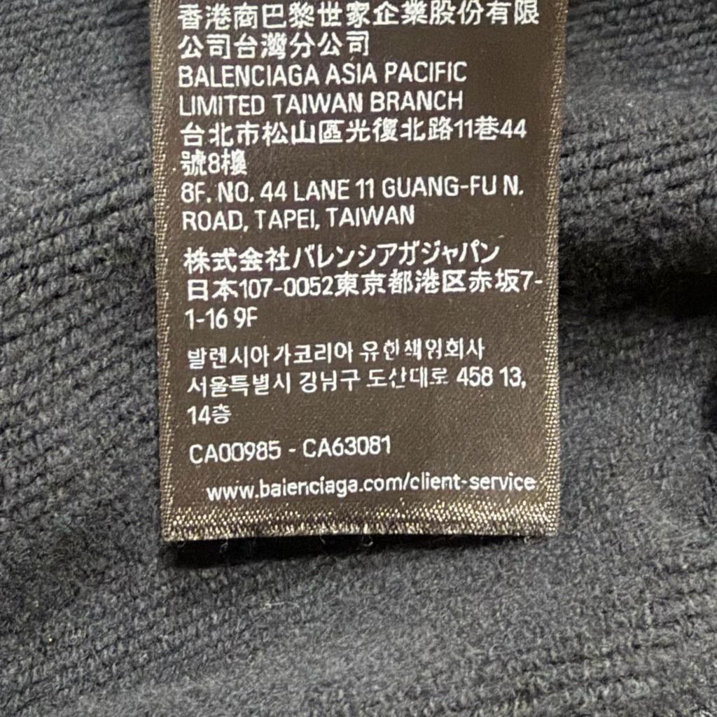 Used BALENCIAGAParker Black Mens