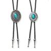 Bolo Tie Punk Shirts Chain Lucky Knot Collar Necklaces Long Neckties Pendant