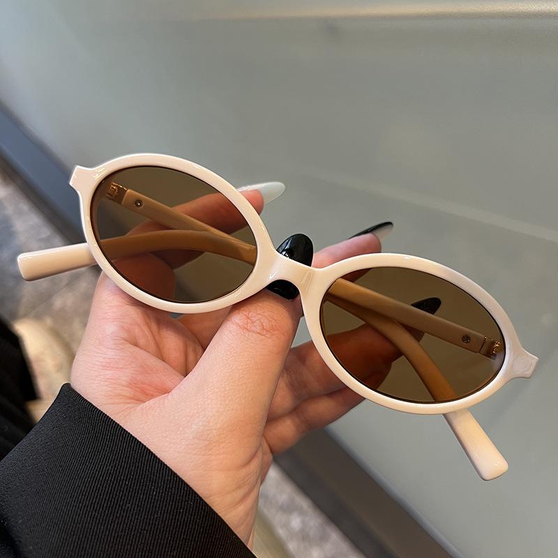 

Luxury Brand Oval Small Frame Sunglasses Women s 2024 New Fashion Sun Glasses for Female Sexy Ladies Optical Plain Eyeglasses