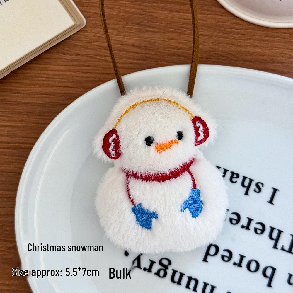 

Рождественская мультяшная кукла плюшевое украшение брелок - милая мягкая игрушка подарок