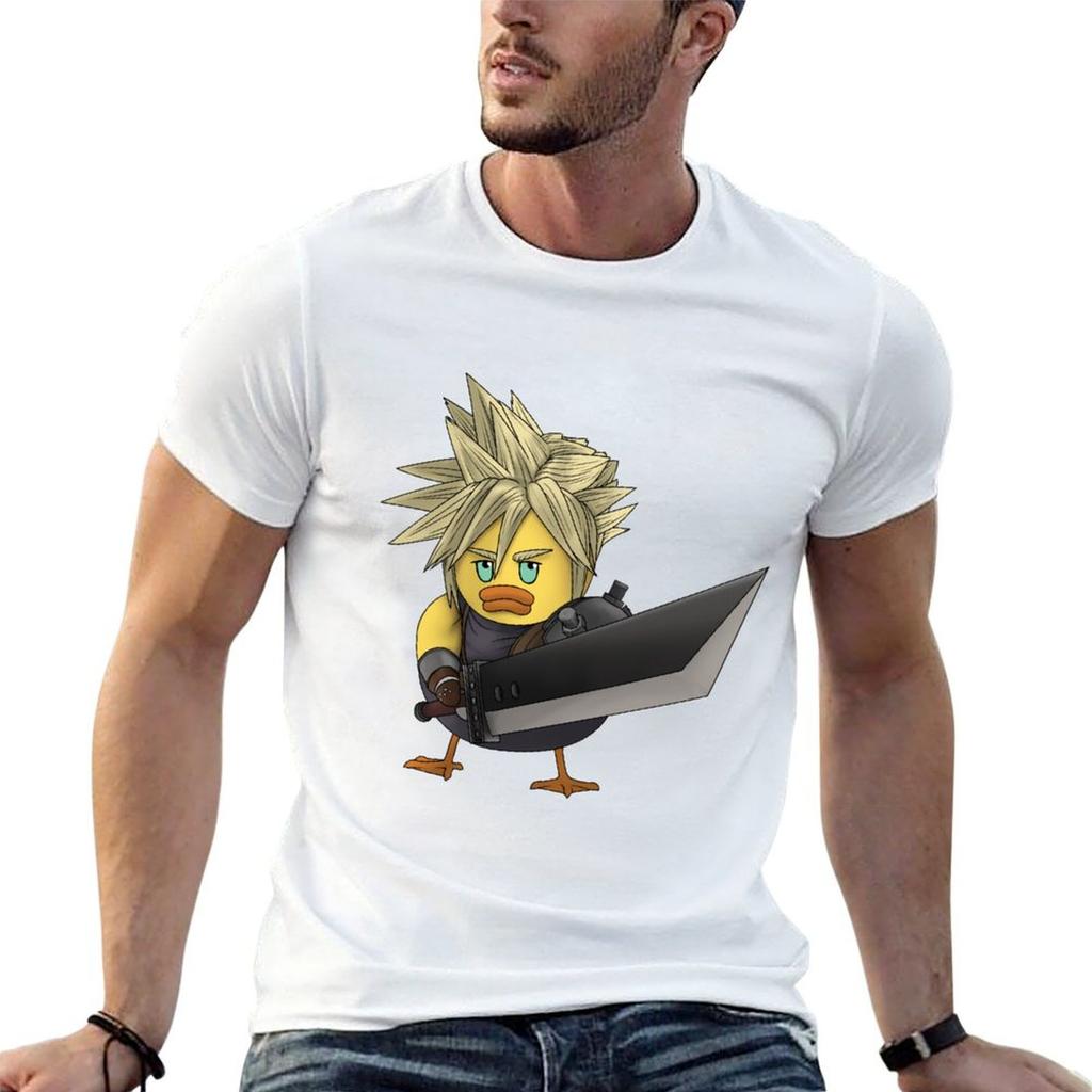 Cloud Strife Duck TShirt Outdoor Sports Lightweight Tee