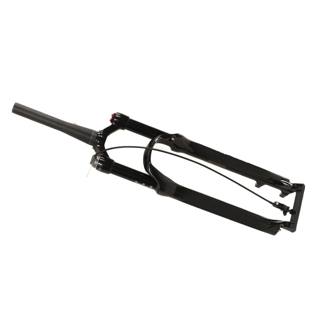29 Inch Bike Front Fork Mountain Bike Air Suspension Front Fork Shock Absorber Tapered Black Tube Remote Lockout