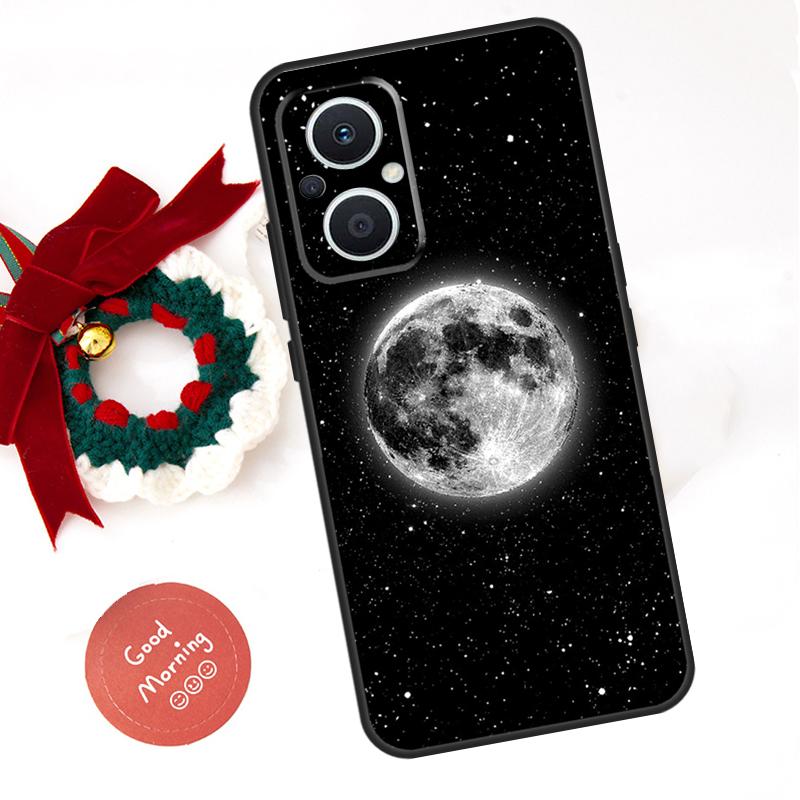 Moon Stars Space Funda For OPPO Reno 8 Lite 10 11 12 13 14 Pro 11F 12F 13F 14F OPPO Find X8 X5 X6 X9 Pro Case