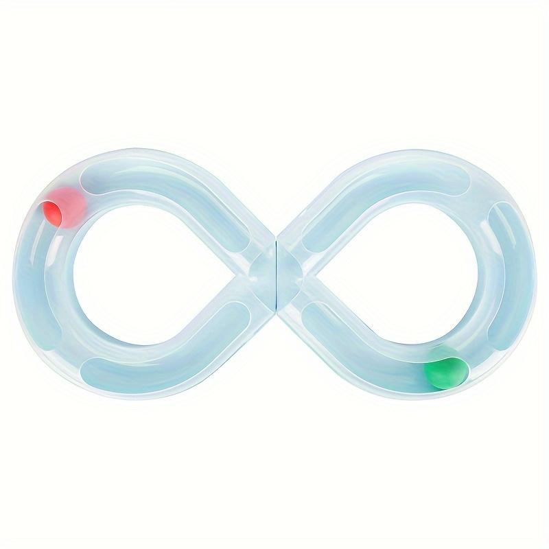 Interactive Cat Turntable Track Toy -Easy-Clean Pet Entertainment Center for Hunting Practice&Mental Stimulation,Kitten Playtime
