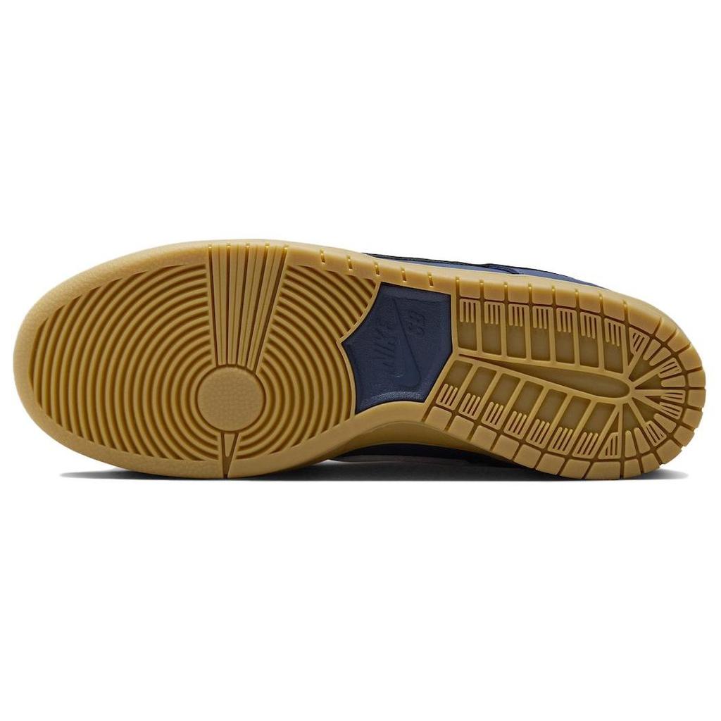 Nike Dunk Low Pro SB Navy Gum Unisex Sneakers Blue White Orange FJ1674-400