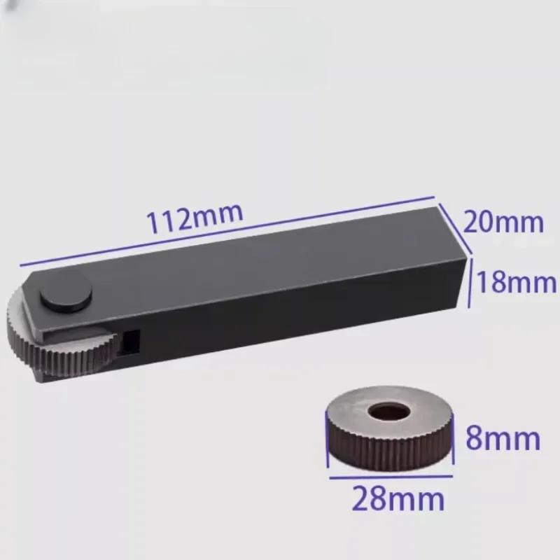 Knurling Set Mesh Knurling Tool Holder / Straight Wheel Single Double Wheel 0.4-2.0mm Pich Liner Pitch Knurl Set Lathe Cutter