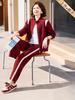2026 Stylish Women's Spring/Fall Two-Piece Suit for Middle-Aged and Elderly: Casual Outerwear