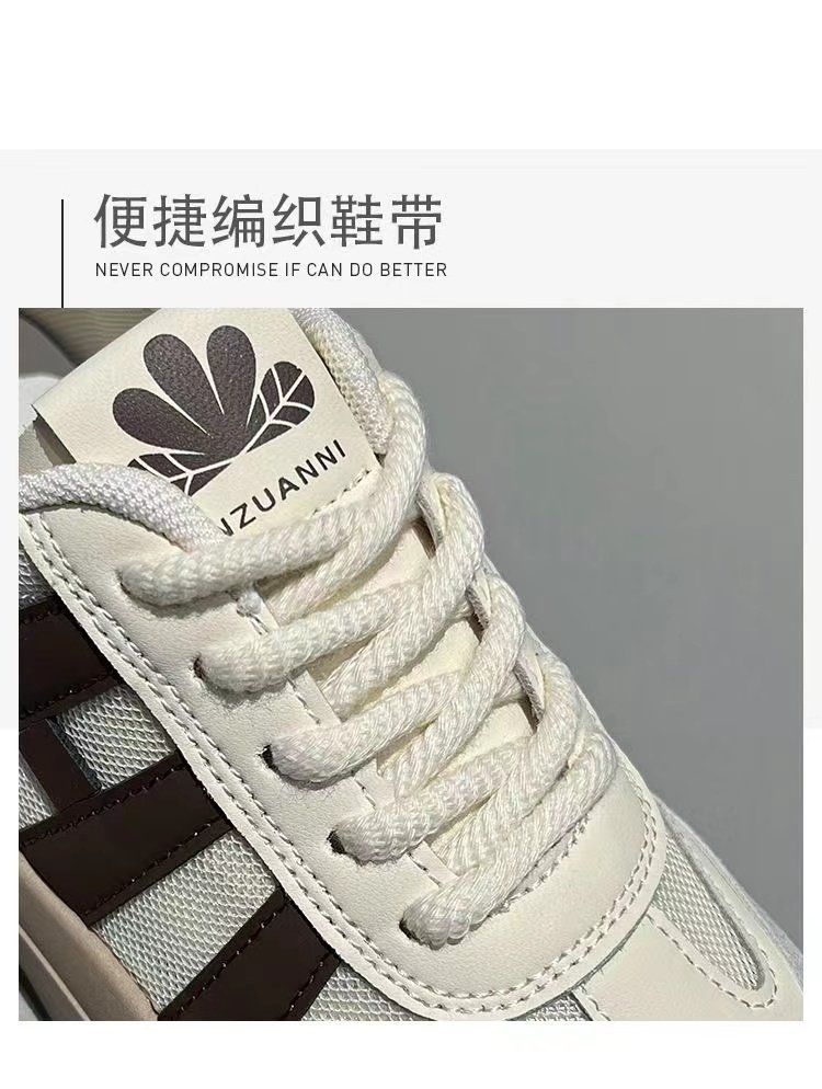 Plataforma Forrest Gump sapatos 22 novo outono esportivos malha três listras estudante tênis de plataforma moda