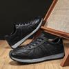 Men's Casual Sneakers Leather Non Slip Tennis Outdoor Comfortable Sports Shoes 2025 Male Shoes Mesh Breathable Running Shoe
